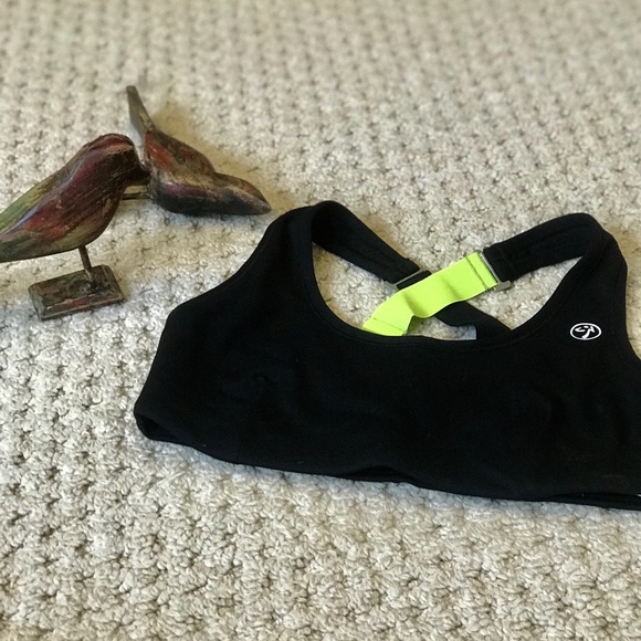 Zumba Black Adore Two-Way Convertible Sports Bra - Picture 5 of 5